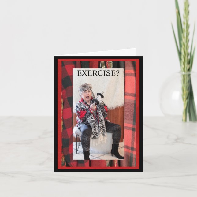 Carte Exercice ou frites supplémentaires (Devant)