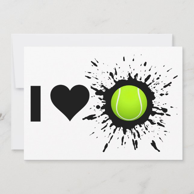 Carte Explosive I Love Tennis (Devant)