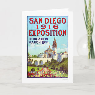 Carte Exposition 1916 de San Diego