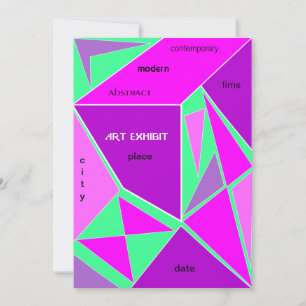 Carte Exposition/exposition d'art