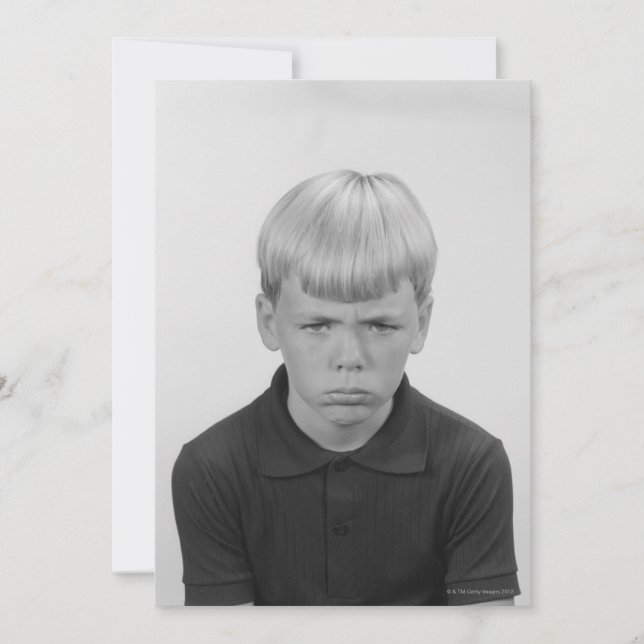 Carte Expression de Boy Facial (Devant)