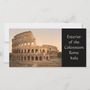 Carte Extérieur du Colisée, Rome, Italie
