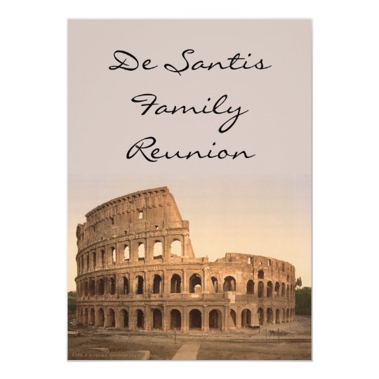 Carte Extérieur du Colosseum, Rome, Italie