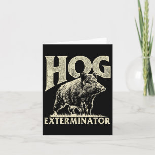 Carte Exterminateur porcin - Chasse à la sanglier Chasse