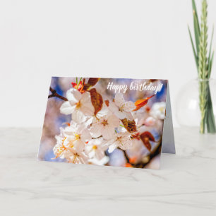 Carte Extraordinaire Bunch De Fleurs Sakura Au Printemps