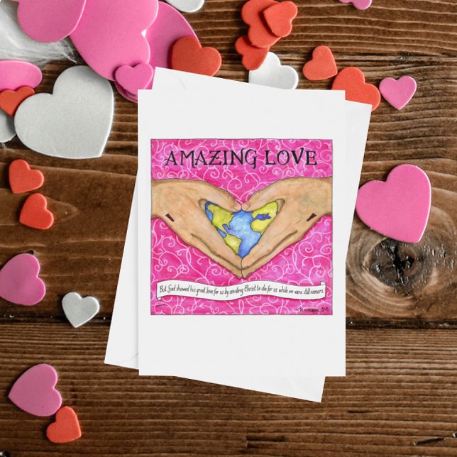 Carte Extraordinaire Love Christian Valentine (Créateur téléchargé)