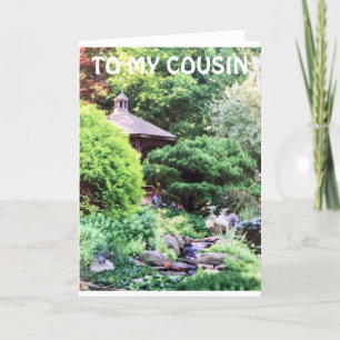 CARTE EXTRAORDINAIRE & SPÉCIAL ***COUSIN*** ANNIVERSAIRE