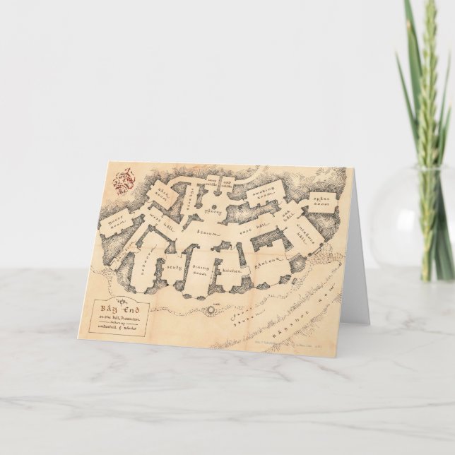 Carte extrémité du sac (Devant)