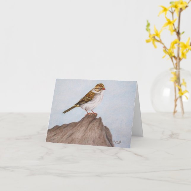 Carte Eye on the Sparrow Inspirational Note Card (Fleur jaune)