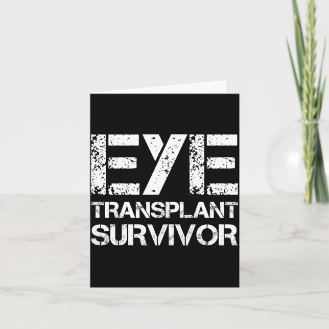 Carte Eye Transplant Survivor For Transplant Awareness D (Devant)