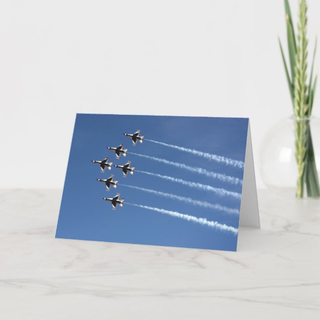 Carte F-16 Formation de Delta Thunderbirds (Devant)