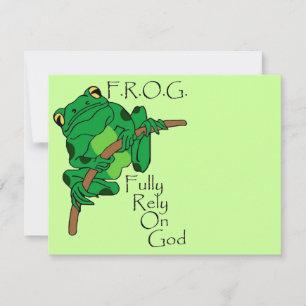 Carte F.R.O.G. S'Appuie Pleinement Sur Dieu #1