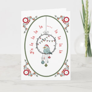 Carte Fa la la la Christmas