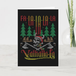 Carte Fa-La-La-La-Valhalla-La-Norsk Viking laid