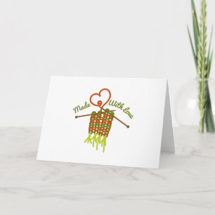 Carte Fabriqué avec amour