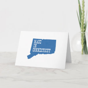 Carte Fabriqué Dans Le Connecticut