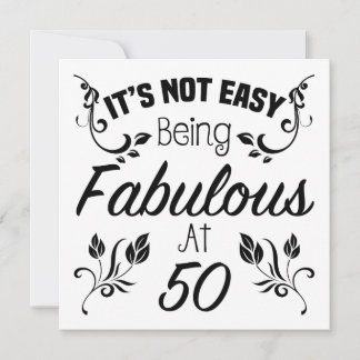 Carte Fabuleux 50e anniversaire