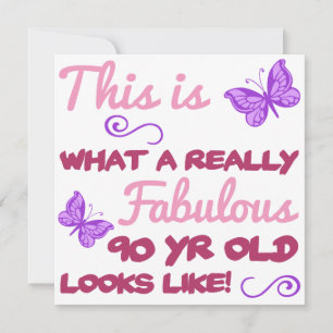 Carte Fabuleux 90e anniversaire
