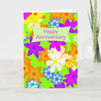 Carte Fabuleux anniversaire de fleurs pour un être cher