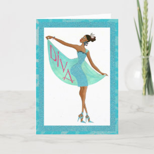 Carte "Fabulous Diva"