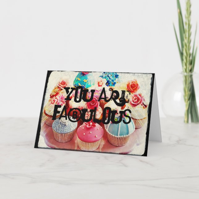 Carte Fabulous greeting (Devant)