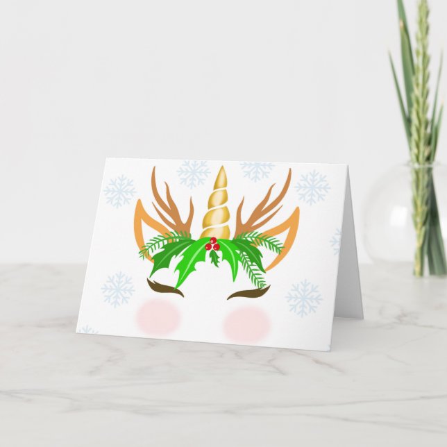Carte Face de Noël (Devant)