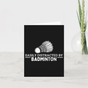 Carte Facilement Distrait Par Volant de badminton Funny