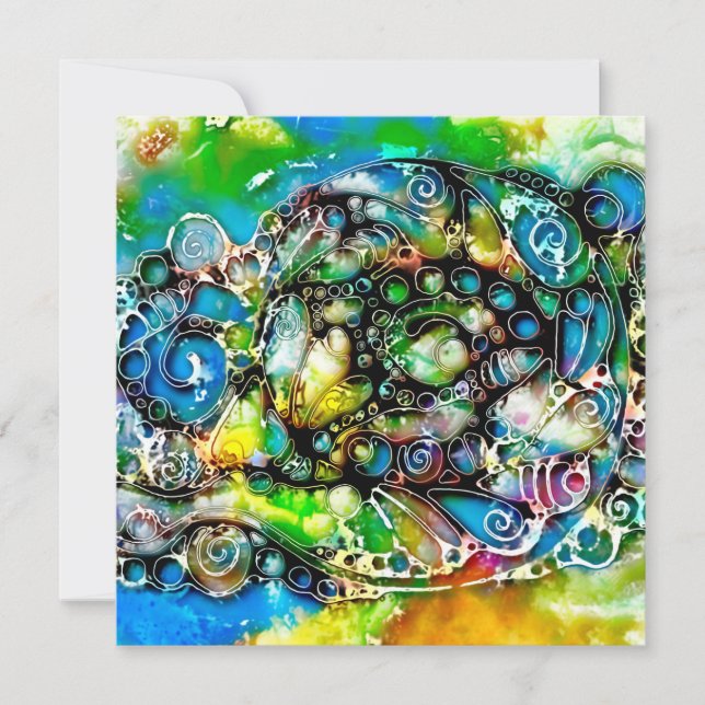 Carte Façons De Vivre - Art Neurographique 7 (Devant)