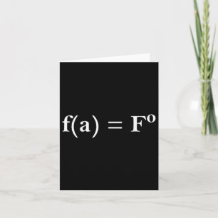 Carte Fafo Math Equation Funny Novelty Math Enseignant N