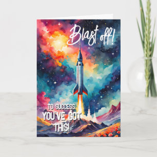 Carte faire exploser Good Luck dans vos examens GCSE ALe