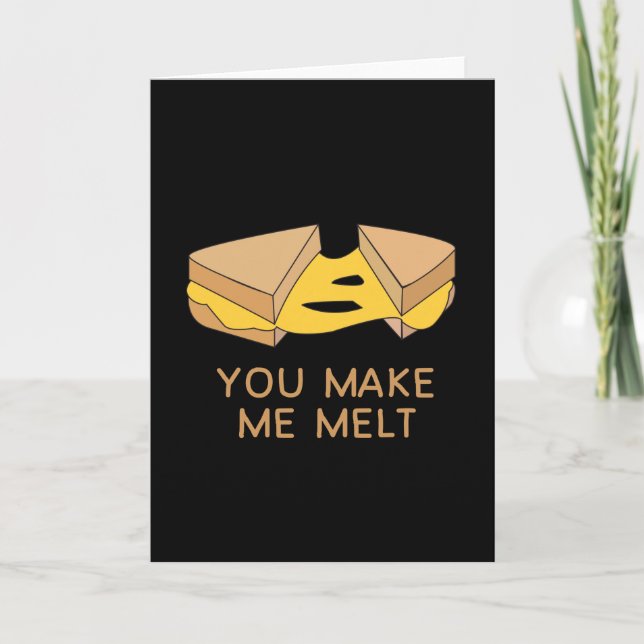 Carte Faire Me Melt Funny Word Game Sandwich (Devant)