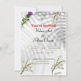 Carte faire-part de mariage