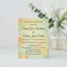 carte faire-part de mariage