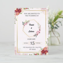 carte faire-part de mariage