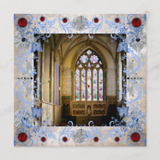 Carte Faire-part de mariage Art déco Rubies