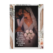 Carte Faire-part de mariage de luxe - Elegant Brid