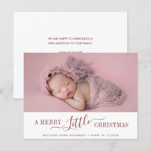 carte faire-part de naissance de location moderne