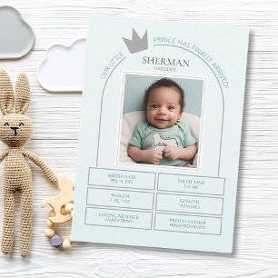 Carte Faire-part de naissance Little Prince