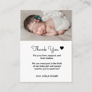 Carte Faire-part de naissance photo Baby 4 Nouvell