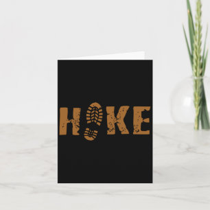 Carte Faire plus de randonnées et moins de soucis Humour