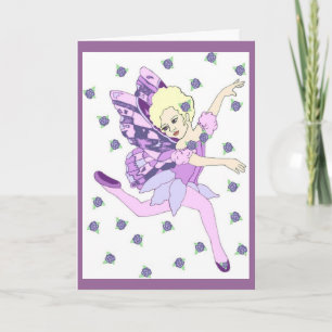 Carte Fairy Birday Card