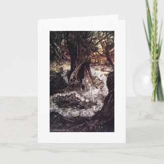 Carte Fairy Circle de Arthur Rackham