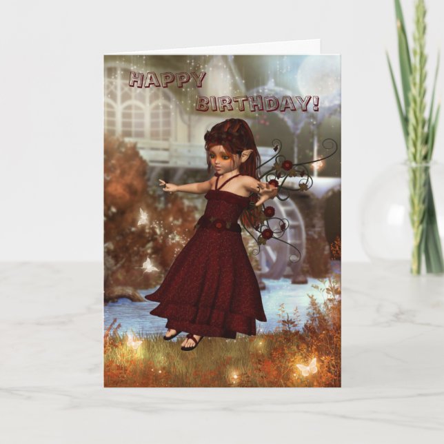 Carte Fairy d'automne (Devant)