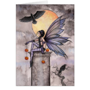 Carte Fairy de Raven Automne par Molly Harrison