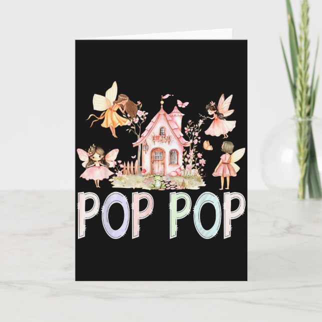 Carte Fairy P P Magical Floral Birthday Girl Fairytale  (Devant)