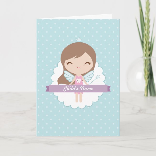 Carte Fairy pour dents (personnalisable) (Devant)