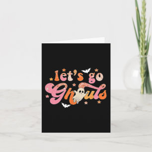 Carte Faisons Gouls mignon Ghost Boo Fun Halloween Femme