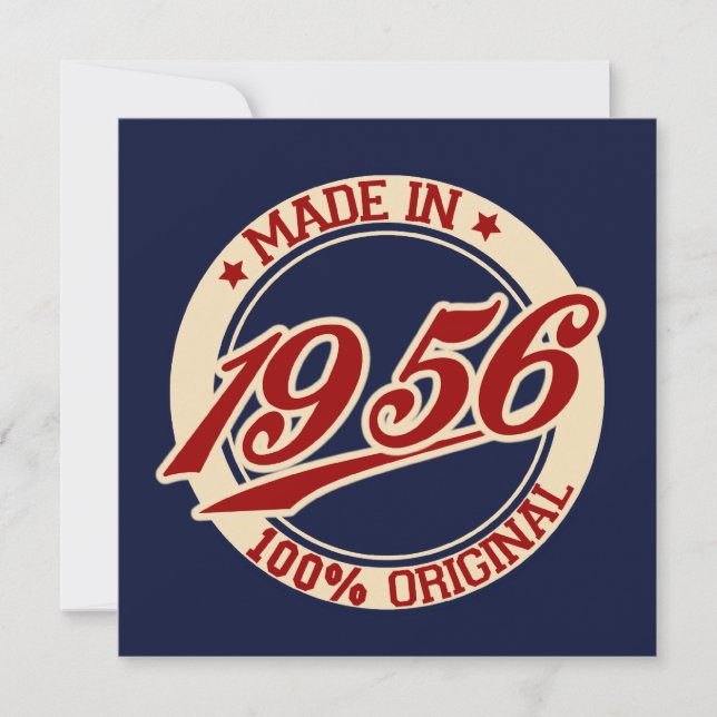 Carte Fait En 1956 (Devant)