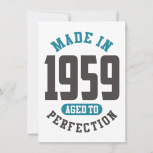 Carte Fait en 1959