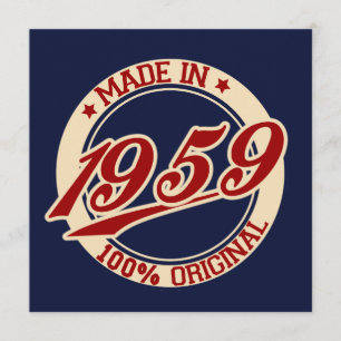 Carte Fait En 1959